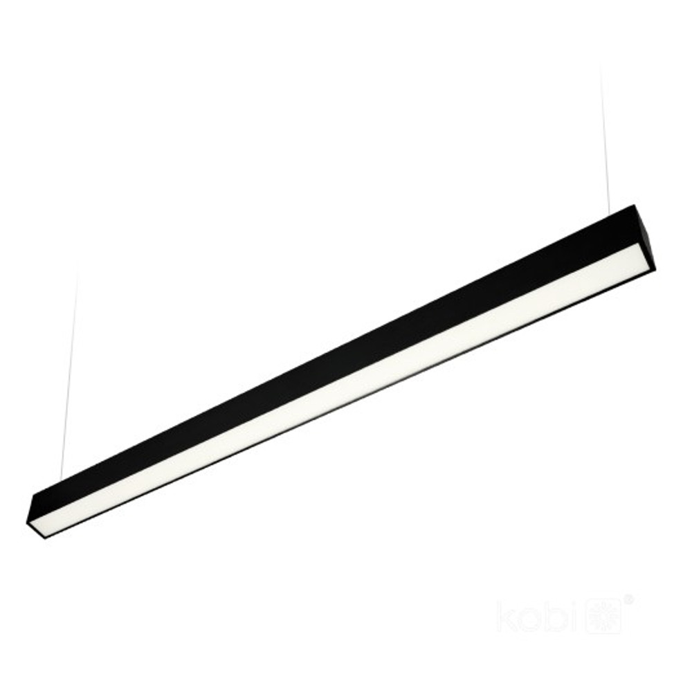 Kobi-1618.jpg KOLINE K1 lineáris lámpa fekete házzal, mennyezeti LED