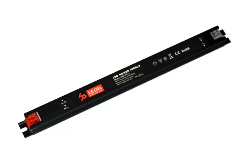 LEDis LDST-35-24 slim LED-tápegység 24 V DC 35 W IP20 elölnézetből