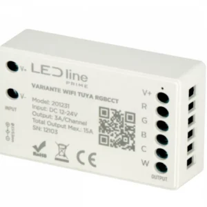LL-201231 LED line VARIANTE RGBCCT vezérlő RF + WiFi Tuya okos LED-szalagvezérlő
