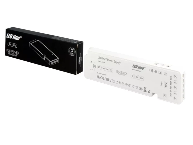 LED line Multipower tápegység ultravékony 12 V 60 W beltéri