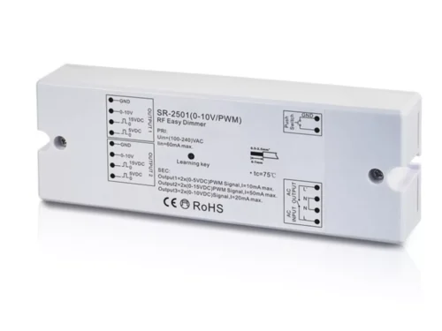LL-SR-2501PWM Sunricher RF mono LED vevő 0-10V/PWM dimmer IP20