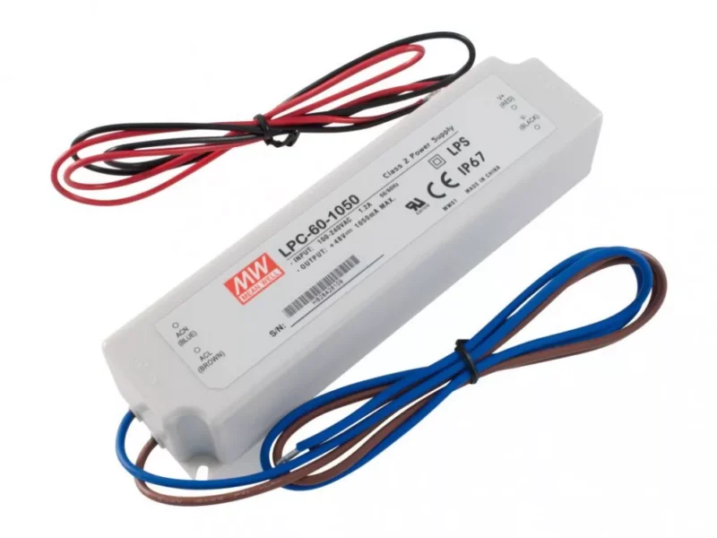 LPC-60-1050 Mean Well LPC-60-1050 áramgenerátoros 1050mA IP67 vízálló LED driver