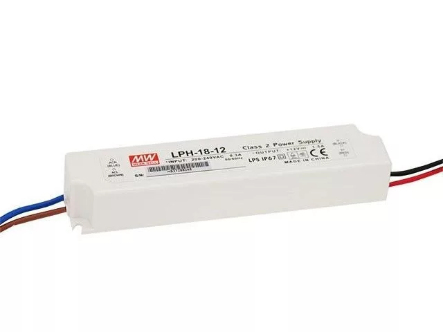 Mean Well LPH-18-12 LED-tápegység 12 V DC IP67 vízálló 18 W