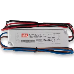 Mean Well LPV-20-24 LED-tápegység 24V 20W IP67 vízálló