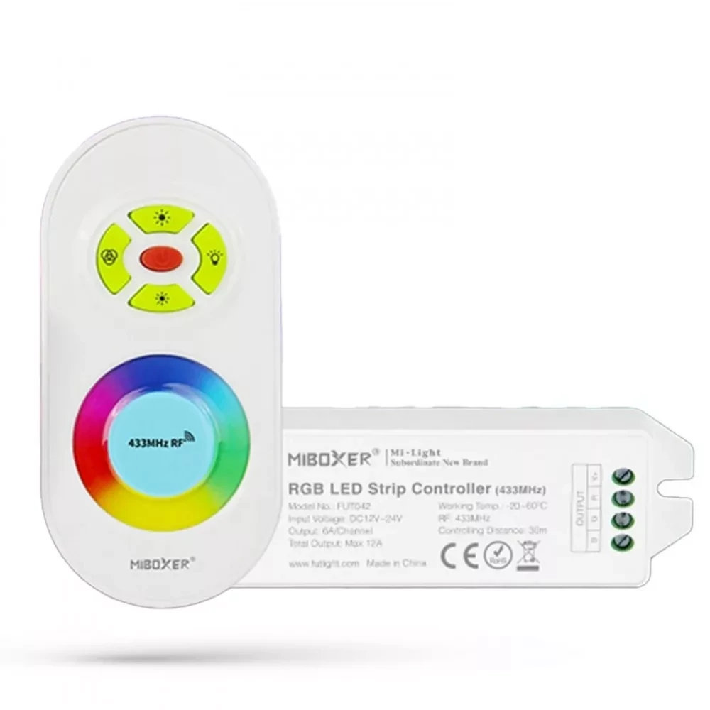 MiLight-MiBoxer RGB vezérlő távirányítóval
