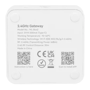 MB-WL-BOX2 2,4 GHz Miboxer WiFi híd WL-BOX2 átjáró a WiFi-hálózat és az RF-eszközök között