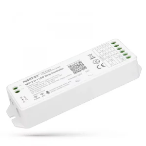 MB-WL5 MiLight 5in1 WiFi vezérlő WL5 elölnézetből, csatlakozókkal