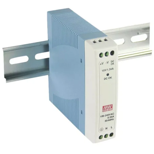 Mean Well MDR-10-24 LED-tápegység 24 V DC kompakt DIN-sínre szerelhető IP20
