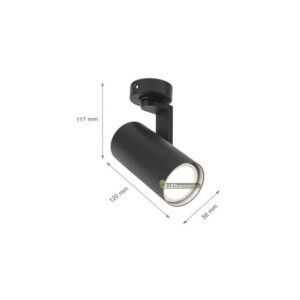 Madara-Mini-forgathato-billentheto-gu10-aluminium-lampatest-fekete-2.jpg MADARA billenthető forgatható lámpatest fekete alumínium GU10 szpot