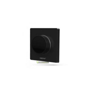 MiLight-MiBoxer K1B fali tekerős dimmer távirányító, 2,4GHz RF elemes fekete