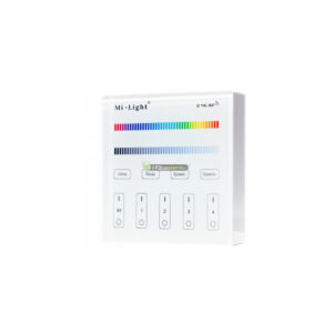MiLight-MiBoxer B4 RGB+CCT fali vezérlő, RF, elemes