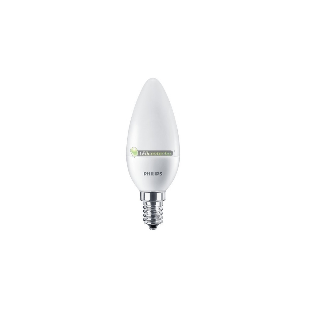 Philips-CorePro-E14-gyertya-4w-25w.jpg PHILIPS E14 LED gyertya CorePro 2,8W természetes fehér matt gyertyaégő