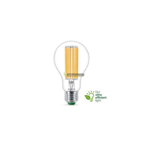 Philips-Ultraefficient-5-2w-75w-melegfeher.jpg PHILIPS ultrahatékony E27 körte 5,2W 1095 lumen természetes fehér LED fényforrás