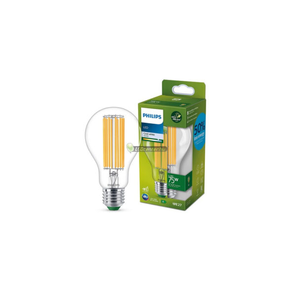 PHILIPS ultrahatékony 5,2W E27 LED körteégő