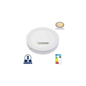 SNOW-18W-kerek-LED-mennyezeti-lampa-melegfeher.jpg SNOW melegfehér kerek mennyezeti lámpa fehér kivitelben