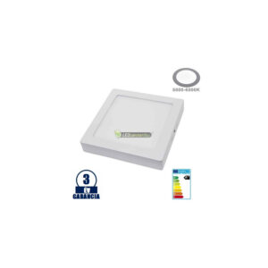 SNOW-18W-negyzet-LED-mennyezeti-lampa-hidegfeher.jpg SNOW hidegfehér LED mennyezeti lámpa szögletes fehér 6000K