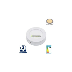 SNOW-6W-kerek-LED-mennyezeti-lampa-melegfeher.jpg SNOW 6W kerek fehér LED mennyezeti lámpa melegfehér 3000K