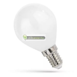 SpectrumLED-COG-LED-kisgombizzo-1.jpg E14 COG LED kisgömb izzó 4W természetes fehér átlátszó üvegbúra SpectrumLED