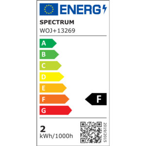 WOJ13269_energia_cimke.jpg GU10 LED izzó hidegfehér energiacímke WOJ13269