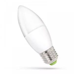 SpectrumLED gyertya izzó 6W E27 540 lumen természetes fehér LED