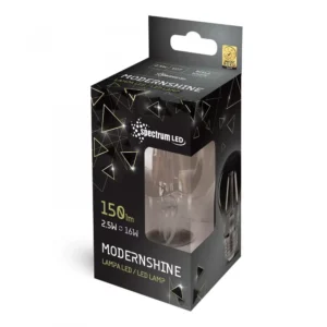 WOJ14468_1.webp Modernshine A60 izzó 2,5W COG filament dekorizzó közelről