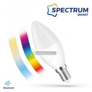 SpectrumLED Easy Smart 4,9W RGBW CCT Bluetooth okos E14 LED gyertya
