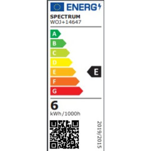 E27 dimmelhető COG kisgömb 5,5W melegfehér LED fényforrás átlátszó búrával