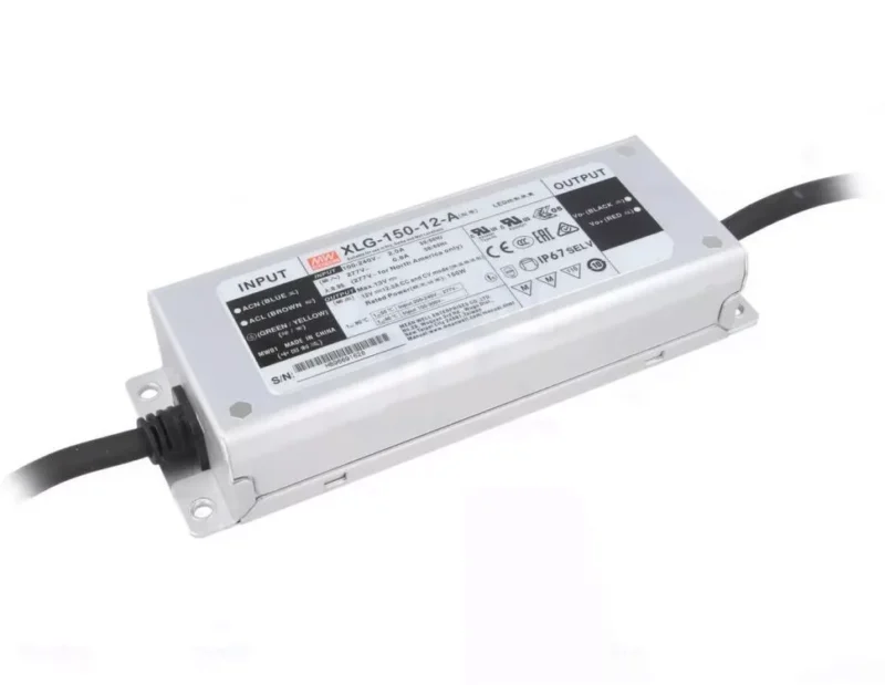 XLG-150-12-A Mean Well XLG-150-12-A LED-tápegység 150 W IP67 vízálló 12 V kimenettel