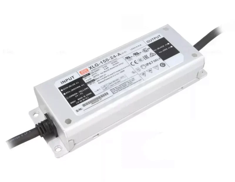 Mean Well XLG-150-24-A LED-tápegység 150 W IP67 vízálló 24 V kimenettel