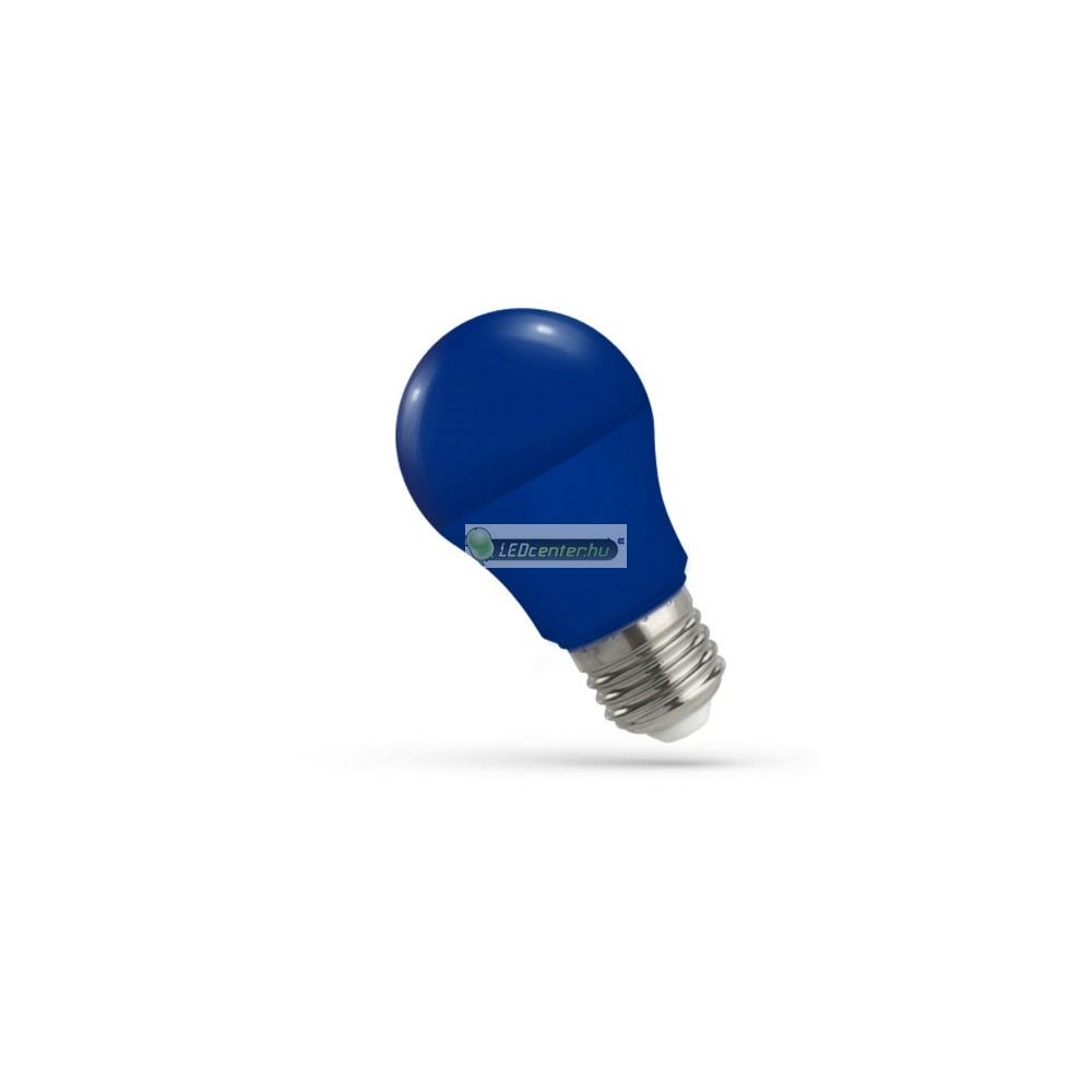 E27 kék dekor LED izzó Spectrum 5W kisgömb 230V