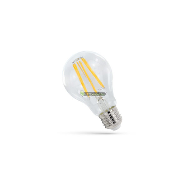 E27 COG LED körte izzó 11W melegfehér SpectrumLED Premium Clear átlátszó búra