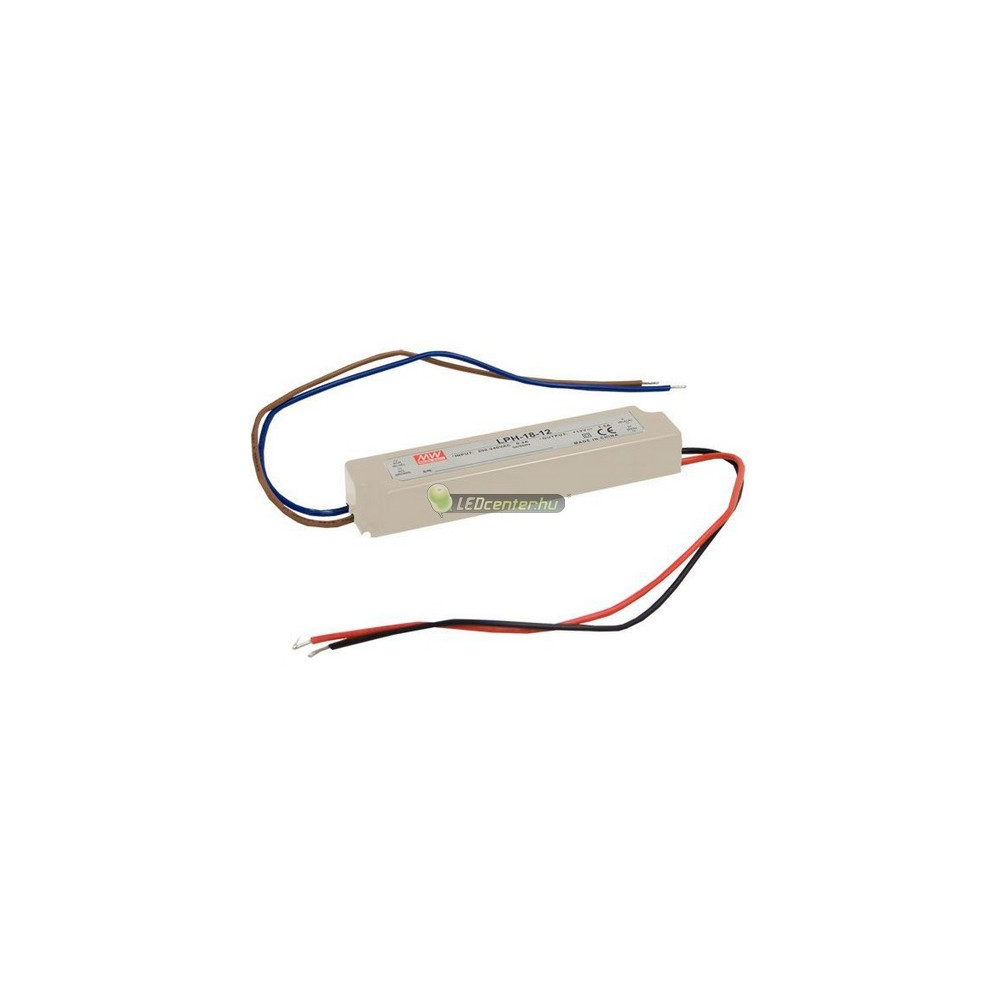 MEAN WELL 12V LED tápegység LPV-20-12 20W vízálló IP67