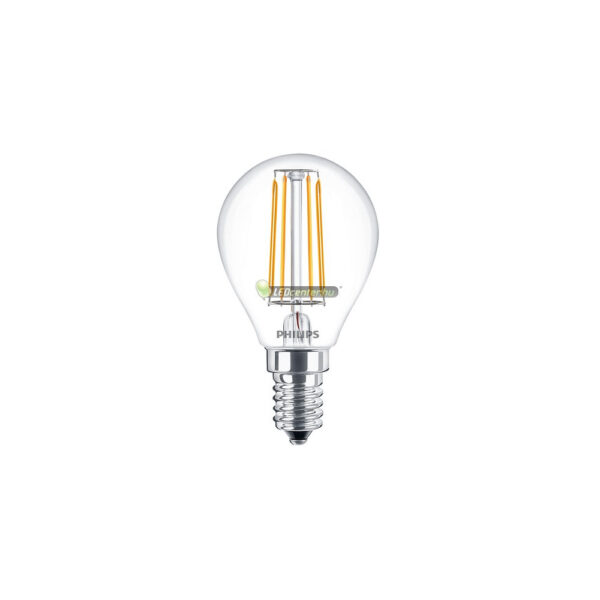 PHILIPS E14 LED kisgömb CorePro P45 4,3W, természetes fehér izzó