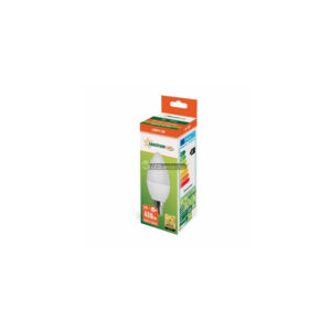 e14_led_gyertya_6w_mf_doboz.jpg E14 LED gyertya izzó 6W melegfehér SpectrumLED gyári doboz