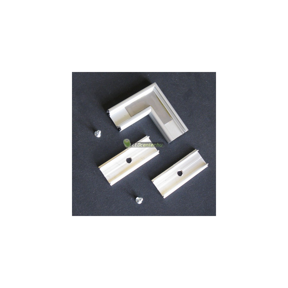 SURFACE LED aluprofil sarokszett 90 fokos sarokelem 50x50 mm