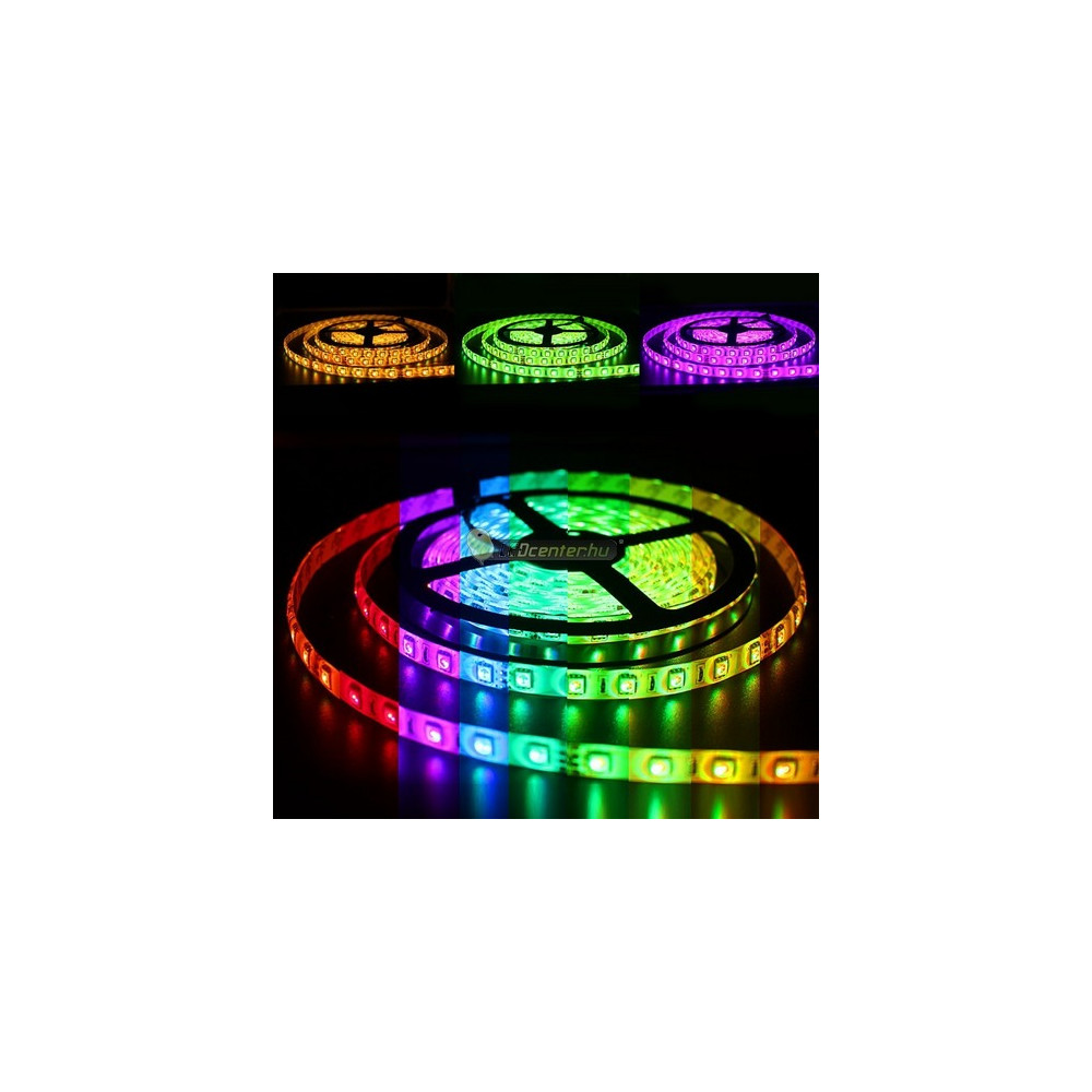 FIESTA 60 RGB beltéri LED szalag öntapadós, 14,4 W/m
