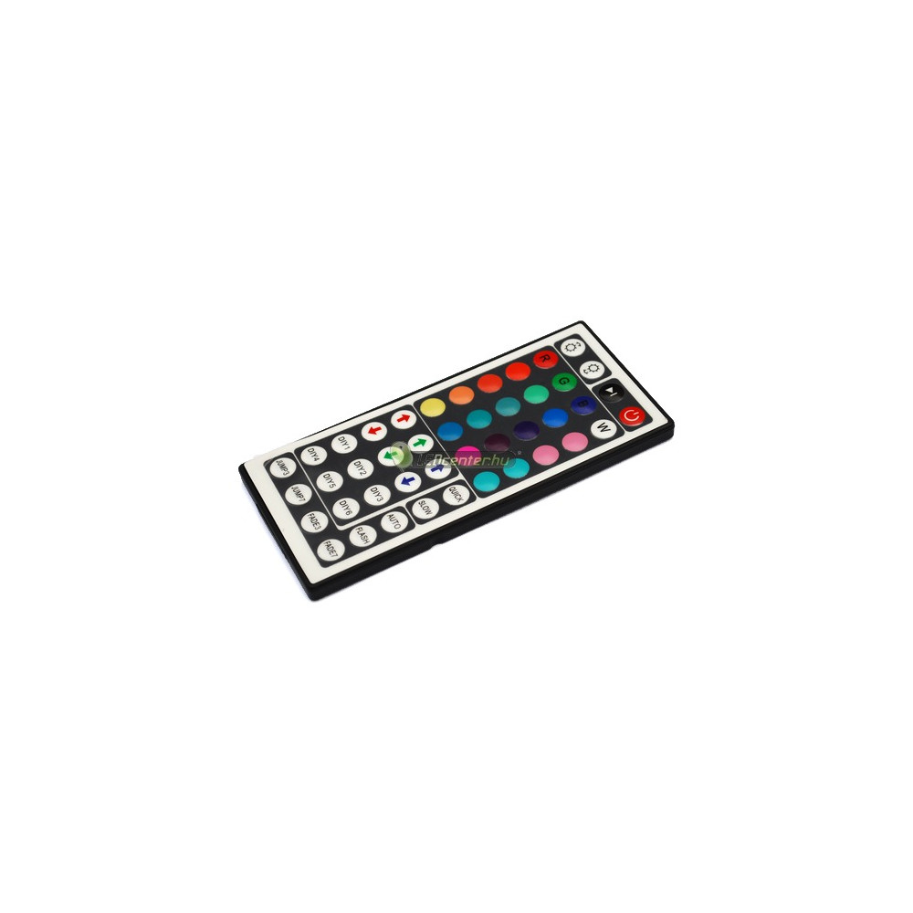 FIESTA-6 RGB IR vezérlő LED szalaghoz távirányító és DC csatlakozóaljzat