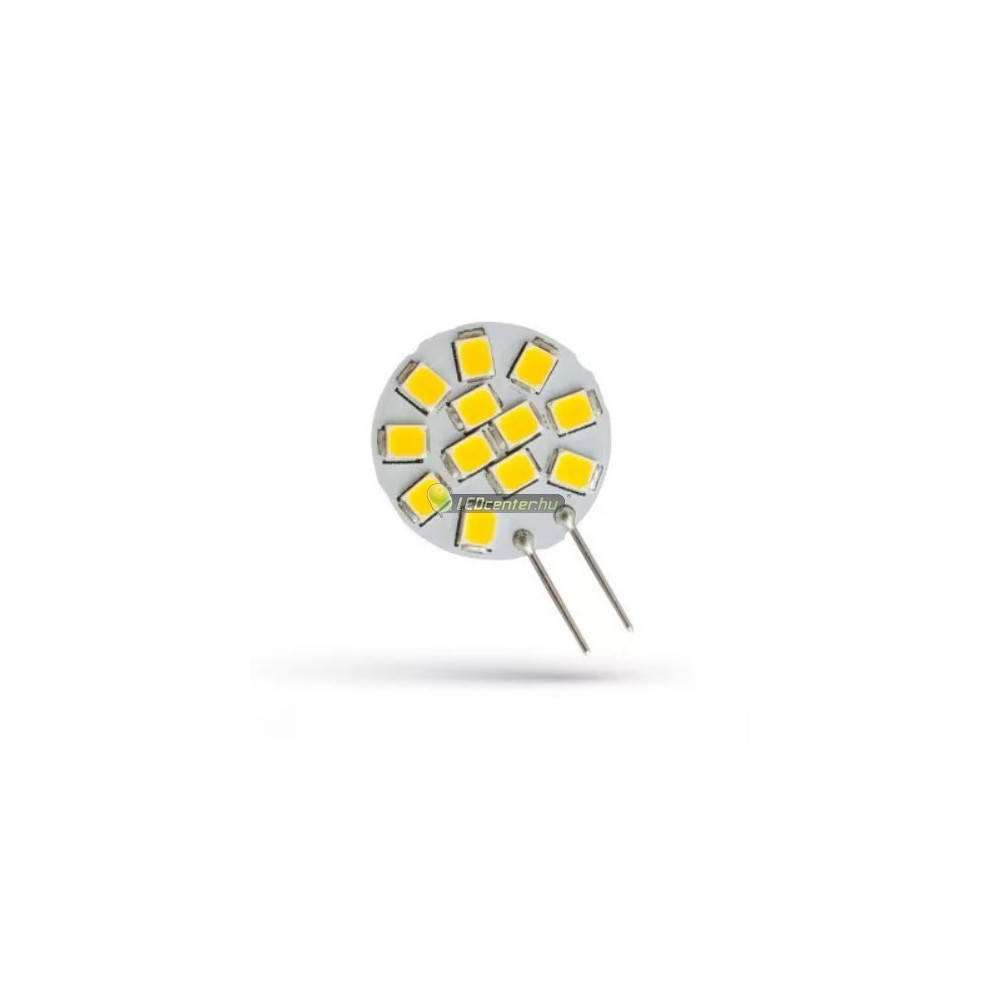 g4-1-2w-led.jpg G4 LED fényforrás oldalsó lábakkal, 2W 4000K természetes fehér 12V