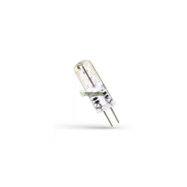 G4 LED szilikonos izzó 1,5W 12V hidegfehér fényforrás