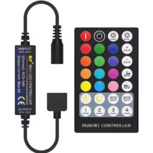 FIESTA mini RGB vezérlő RF vezérlőegység színváltós LED szalaghoz
