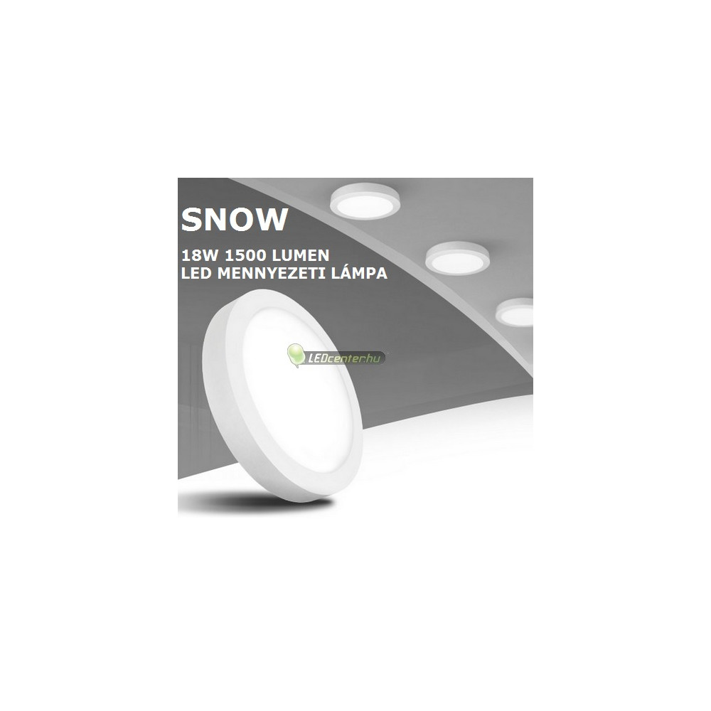 ren_546f08ec78e25kerek_18w_led_mennyezeti_lampa.jpg Kerek LED mennyezeti lámpa SNOW 18W megvilágítás látványterv
