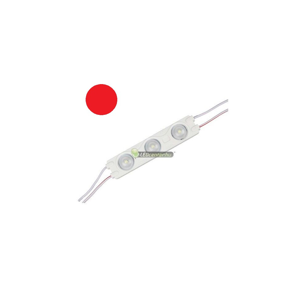smd2835-led-modul-piros.jpg LED modul 12V piros, 3 EPISTAR SMD2835 IP65 vízálló világító egység