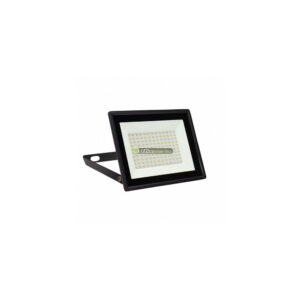 Fekete LED reflektor 100W hidegfehér SpectrumLED NOCTIS LUX 3 IP65 IK07 fényvető elölnézet