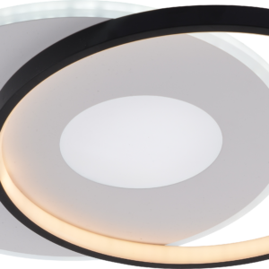 Optonica LED mennyezeti lámpa 54W CCT, távirányítós, fehér-fekete – 4120 lm