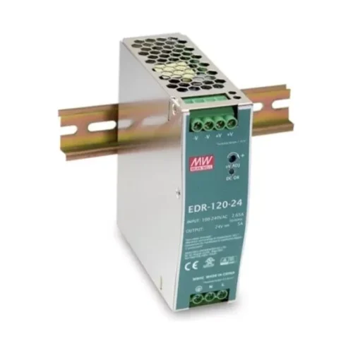 Mean Well EDR-120-24 LED-tápegység 24 V 120 W vékony DIN-sínre szerelhető IP20