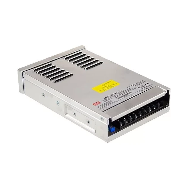 Mean Well ERFP-400-24 LED-tápegység, 24 V DC, IP20 Mean Well ERFP-400-24 LED-tápegység 400 W 24 V zárt ventilátormentes PFC IP20